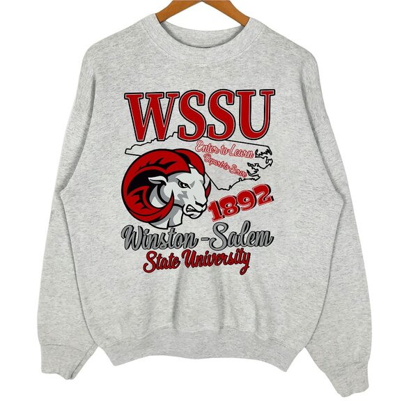 Vintage 1892 WSSU Winston-Salem State University Sweatshirt - Picture 1 of 2